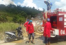 Bukit Sebedang Terbakar