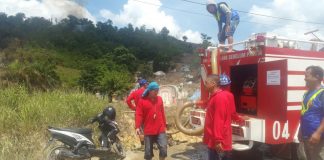 Bukit Sebedang Terbakar