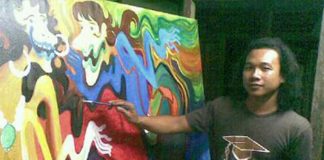 Rudi Kecil Tekuni Seni Lukis Bermodal Literatur dan Nekat