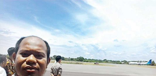 Garuda Sempat Gagal Landing di Rahadi Oesman Ketapang
