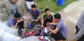 Ribuan Pasang Sepatu Bekas Disita