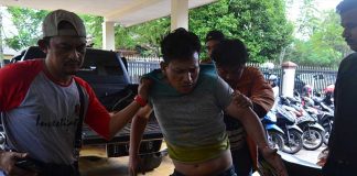 Bripka Reza Dibacok Satu Pelaku Ditembak