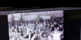 VIDEO: Detik-detik Plafon Bandara Supadio Kembali Ambruk, Dua Korban Luka