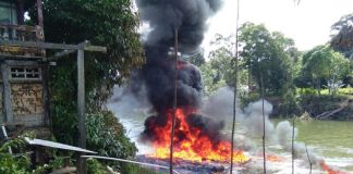 Duaaar…! Motor Air Hancur Berkeping-keping