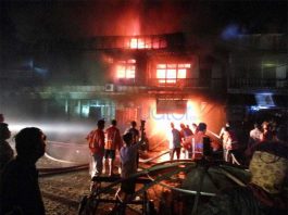 7 Ruko di Nanga Pinoh Terbakar