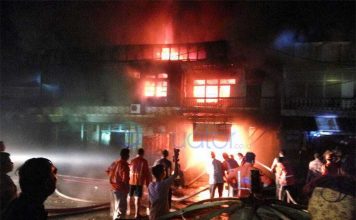 7 Ruko di Nanga Pinoh Terbakar