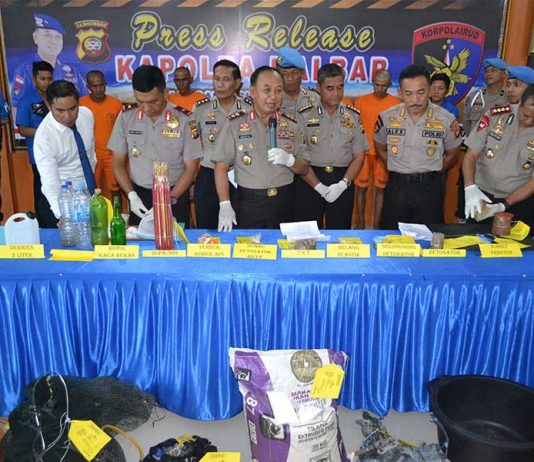Sekali Meledak, 300 Kg Ikan Mati