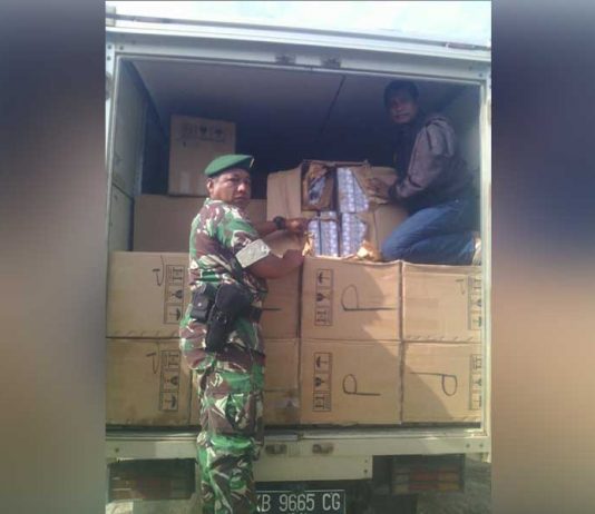 Ribuan Bungkus Rokok Asal Singkawang Ditangkap