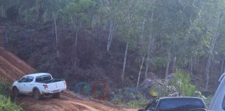 Saking Licinnya, Mobil Dinas Camat Nyaris Masuk Jurang