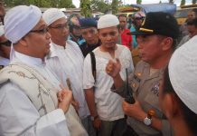 Ulama Datang, Polisi plus TNI pun Sibuk