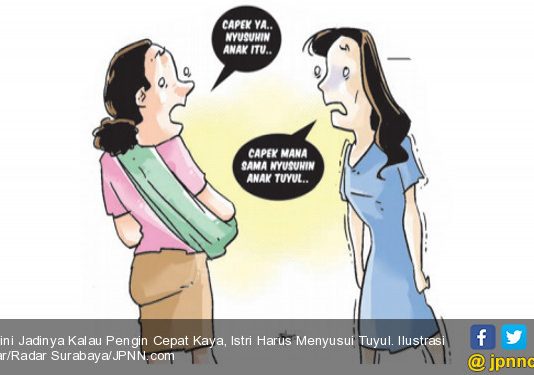 Pengin Cepat Kaya, Istri Menyusui Tuyul