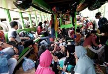 Mahasiswa Untan Tercebur ke Sungai