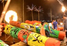 Landasan Meriam di Lokasi Waterfront