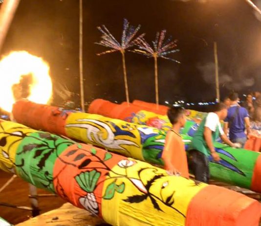 Landasan Meriam di Lokasi Waterfront