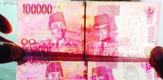 Lebaran, Tak Punya Uang Nekat Cetak Rupiah Palsu