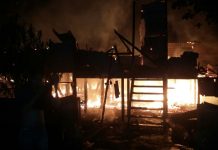 Rumah Mantan Kades Tanjung Jadi Arang