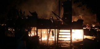 Rumah Mantan Kades Tanjung Jadi Arang