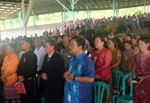 Bupati Saksikan Kaul Kekal Bruder Leo dan Sukir