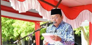Gubernur Pamit di upacara HUT Kemerdekaan RI ke-72