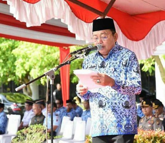 Gubernur Pamit di upacara HUT Kemerdekaan RI ke-72