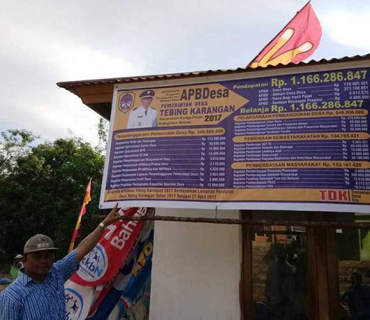 Banyak Desa Belum Pasang Baliho APBDes