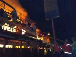 Diduga Api Berasal dari Dealer Yamaha