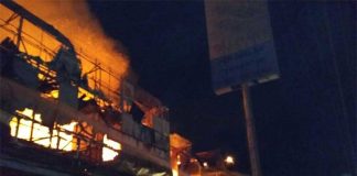 Diduga Api Berasal dari Dealer Yamaha