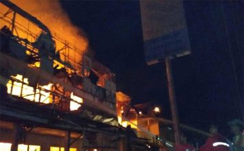 Diduga Api Berasal dari Dealer Yamaha