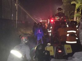 Pergudangan Parit Sembin Terbakar