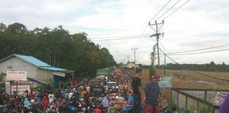 Kebakaran, Branwir Dihadang Kemacetan Total