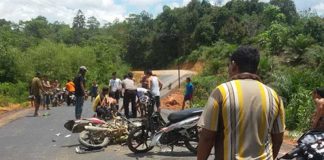 Penjual Damar Tewas Seketika