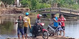 Jembatan Patok 50 Ambruk, Ini yang Dilakukan Bupati Rusman Ali