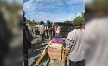 Mobil Pembawa Jenazah Terbalik, Dua Kerabat yang Mengantar Meninggal