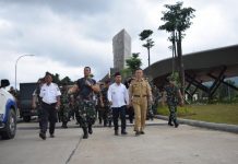 Pantau Kesiapan Jelang Kunjungan Presiden Pangdam XII/Tanjungpura Mayjen TNI Andika Perkasa SE