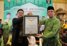 Khataman Alquran dan Pokok Telok Pecahkan Rekor MURI