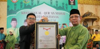 Khataman Alquran dan Pokok Telok Pecahkan Rekor MURI
