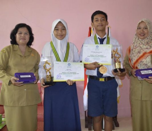 Raih Predikat Peneliti Cilik Terunggul Nasional