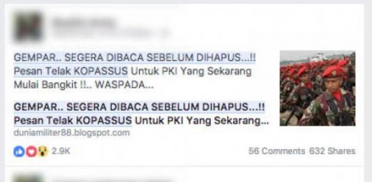 Kali Ini Catut Nama Kopassus