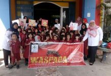 Murid TK dan SD Diajari Basmi Jentik