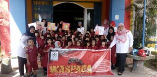 Murid TK dan SD Diajari Basmi Jentik