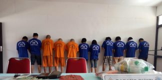 Seorang Tersangka Mantan Anggota Polisi