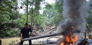 Bupati Atbah Pimpin Razia PETI