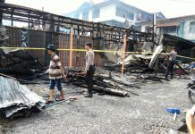 26 Ruko Hangus Terbakar di Sintang