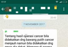 Ada ”Kanker” Bergerak di Atas Piring