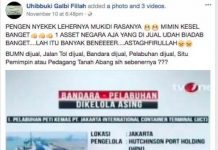 Kabar Bohong Penjualan Bandara Soetta