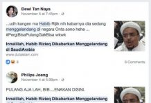 Foto Oldig Rizieq Shihab Menggelandang