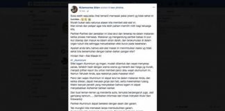 Bikin Resah Pengguna Panci Aluminium