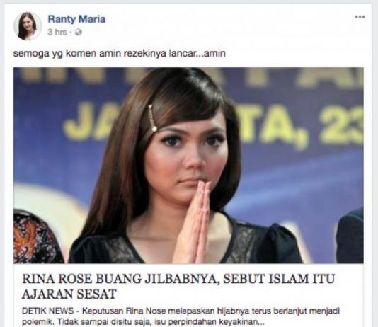 Memanfaatkan Artis Lepas Jilbab
