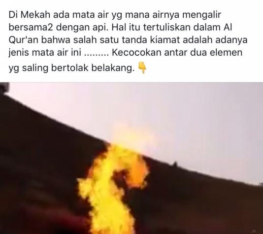 Mata Air-Api di Iraq, Bukan di Makkah