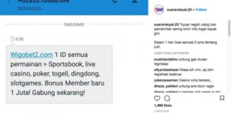 Registrasi Nomor Dikaitkan dengan Judi